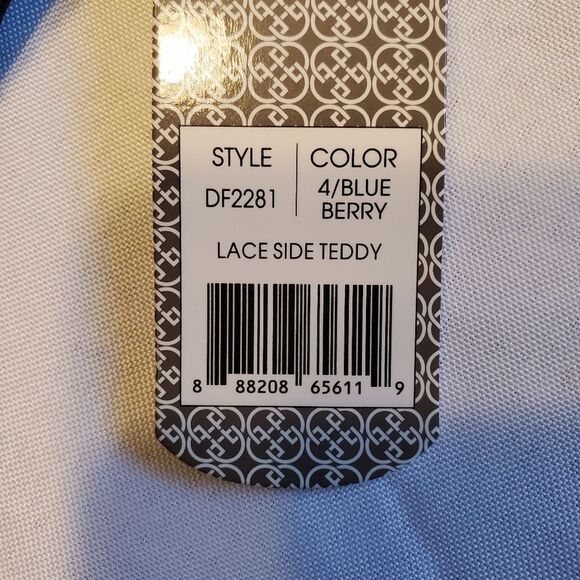 Blue Berry Daisy Fuentes Lace Side Teddy S - Picture 9 of 9